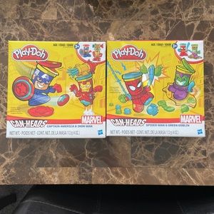 Brand New Lot of Play-Doh Can-Heads Super Hero’s